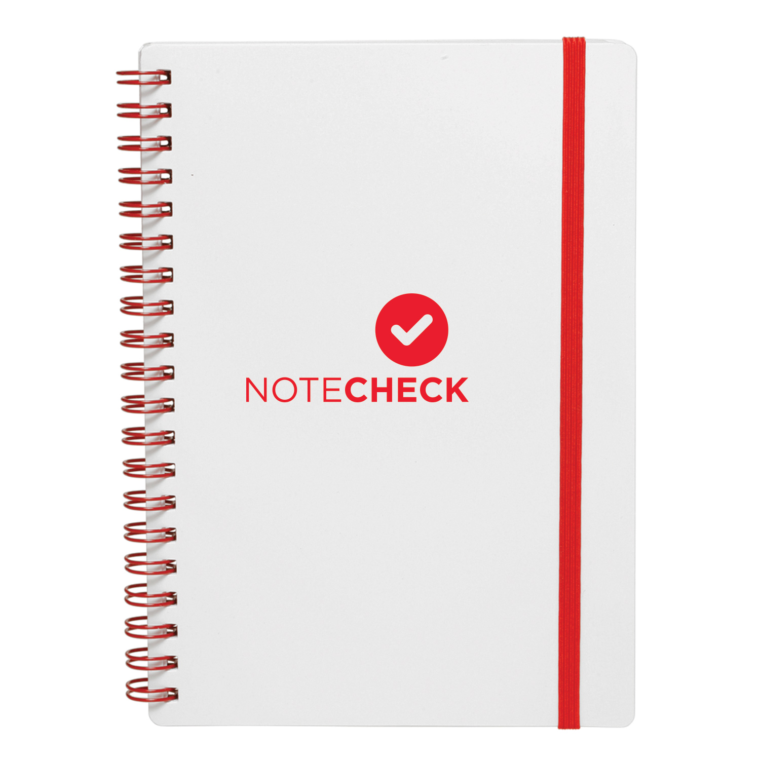 White Spiral Notebook (1 Color Imprint) 1