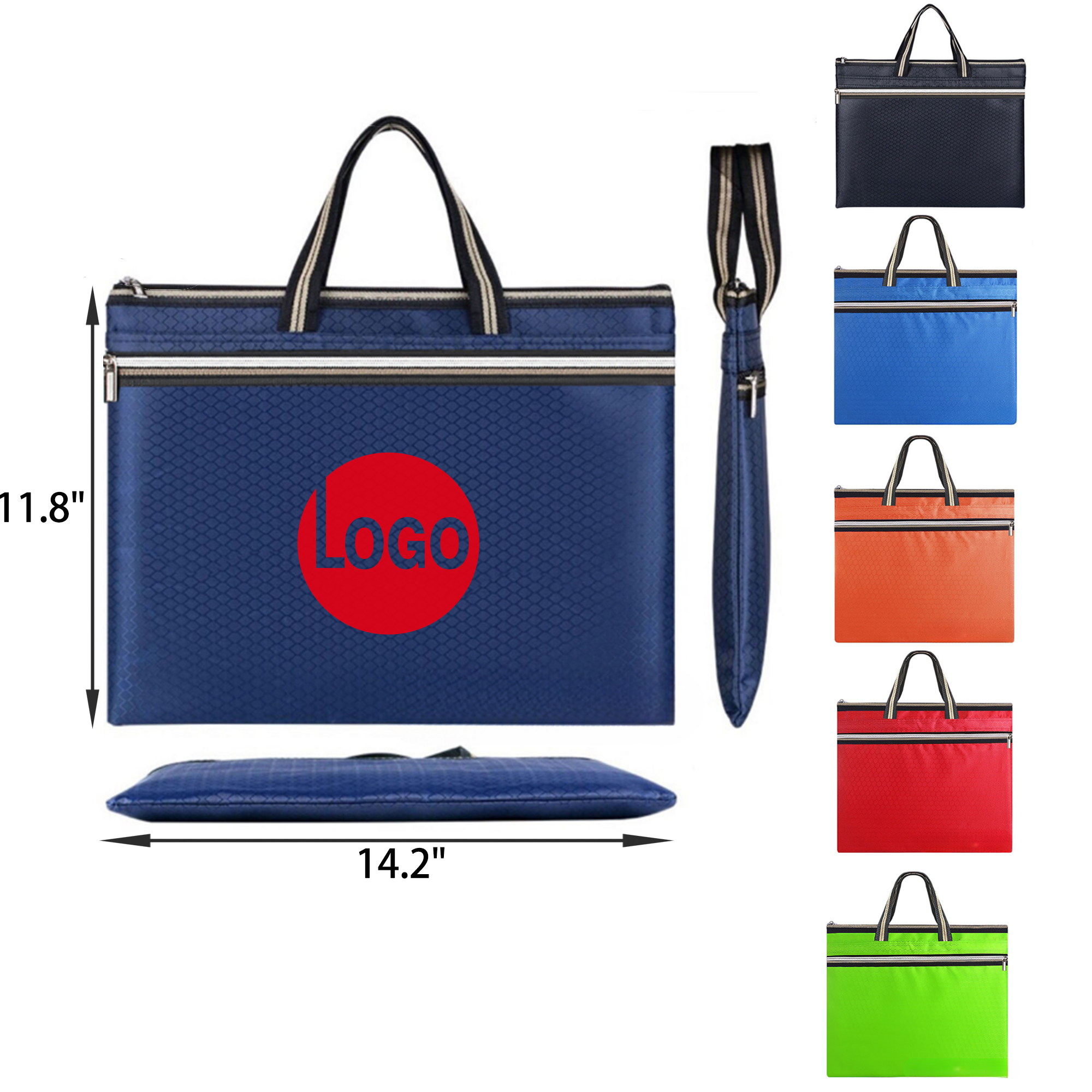 MOQ 50 PCS Stylish Business Document Hand Bag 4