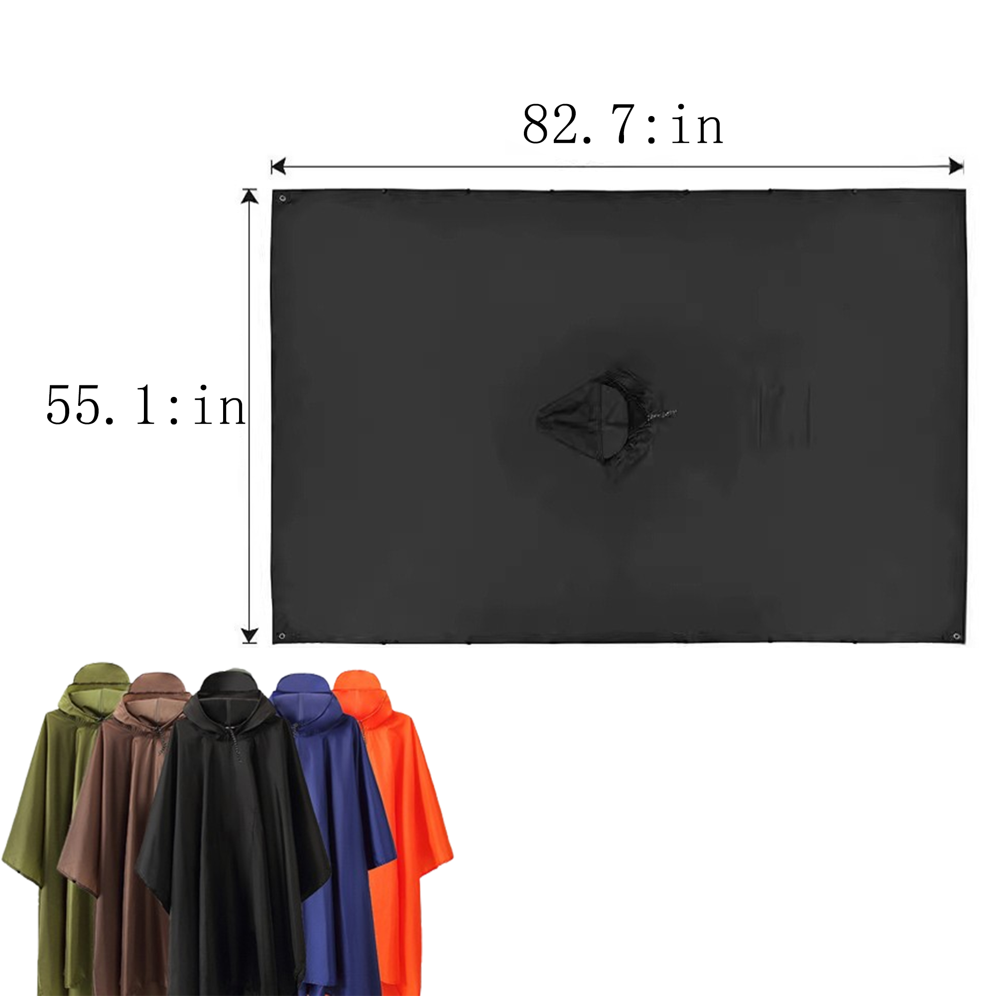 Waterproof Unisex Rain Jacket 2