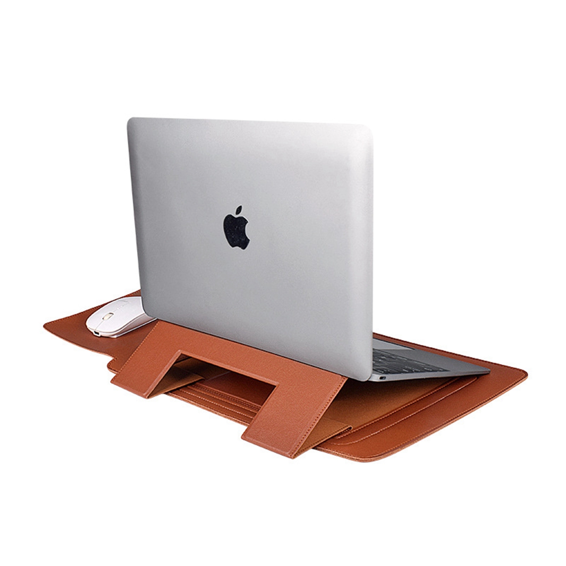 15" Multifunctional Laptop Sleeve -Stand with Mouse Mat 5