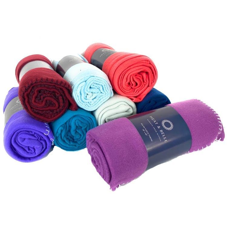 Fleece Blankets - 50" x 60" Assorted Colors & Weights 2