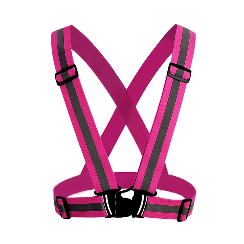 Reflective Adjustable Safety Cycling Bike Vest Belt 5
