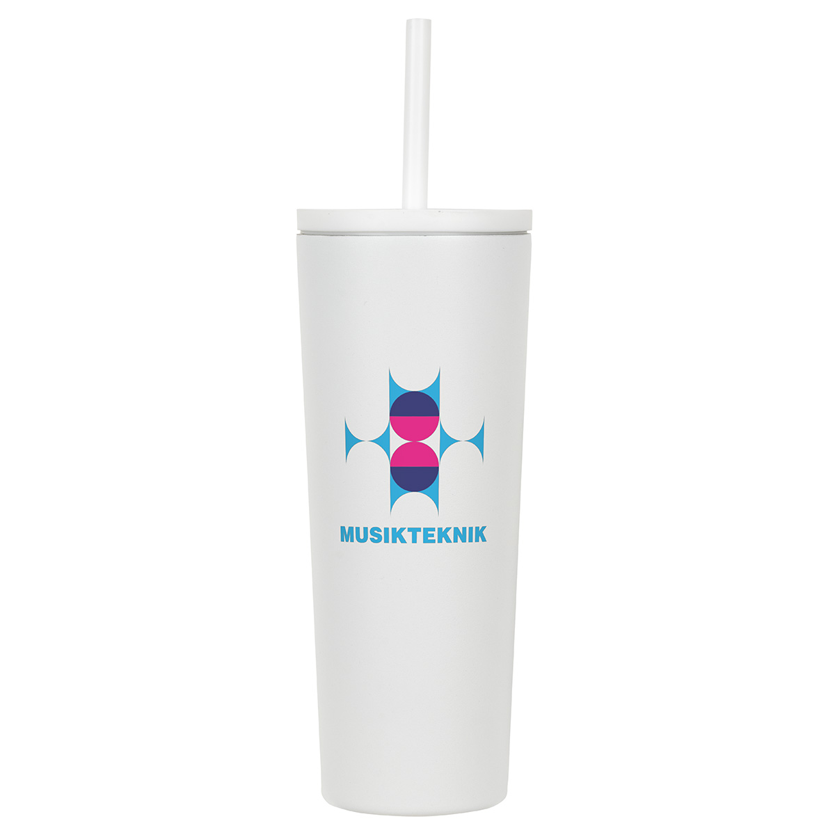 Bradford 24 oz Vacuum Insulated Stainless Steel Tumbler with Straw 33