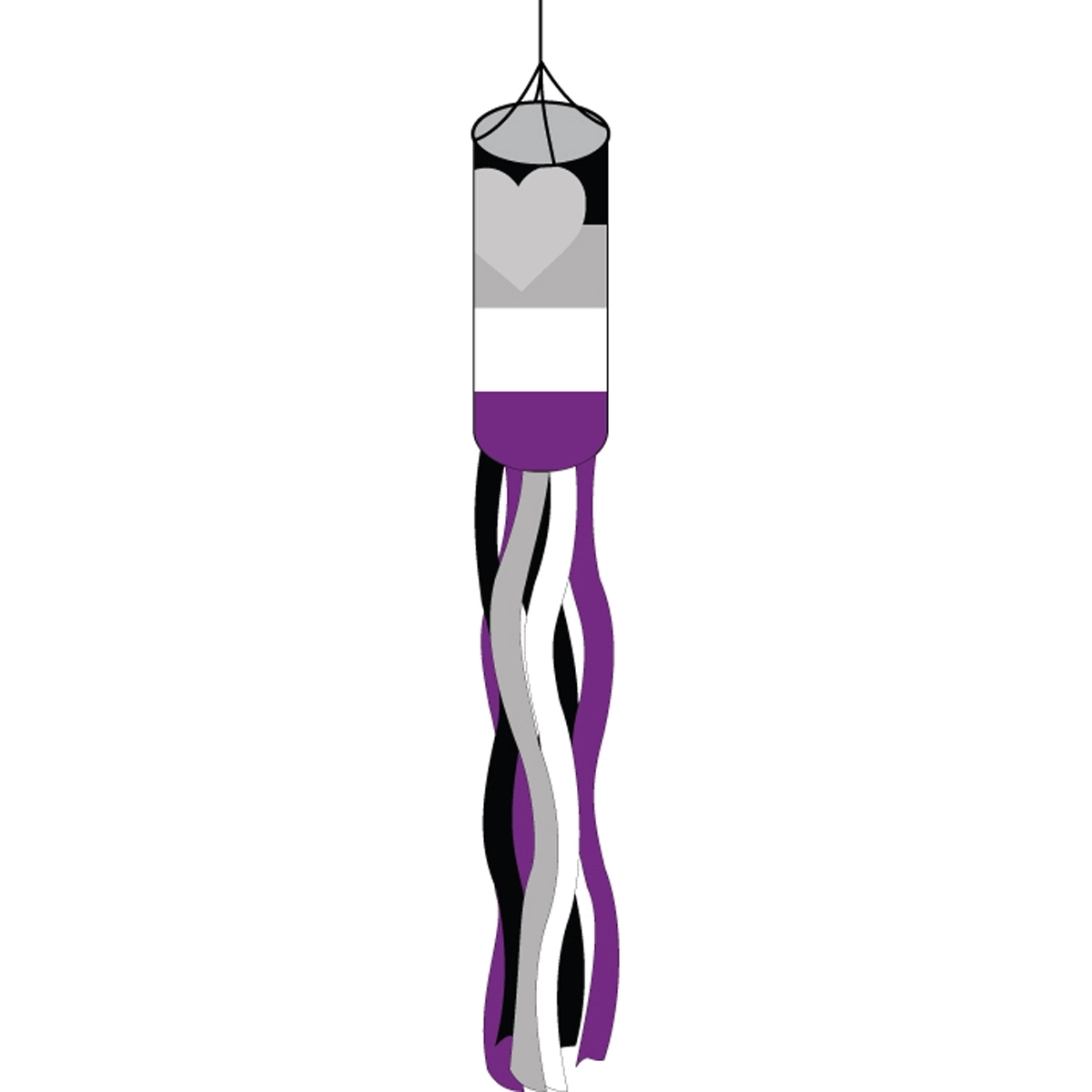 Demiromantic Windsock - Design 1 2