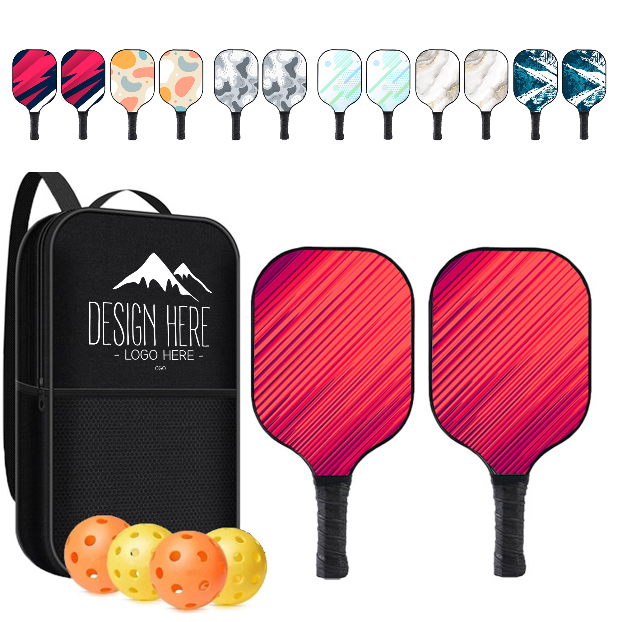 Fiberglass Pickleball Paddle Set 1