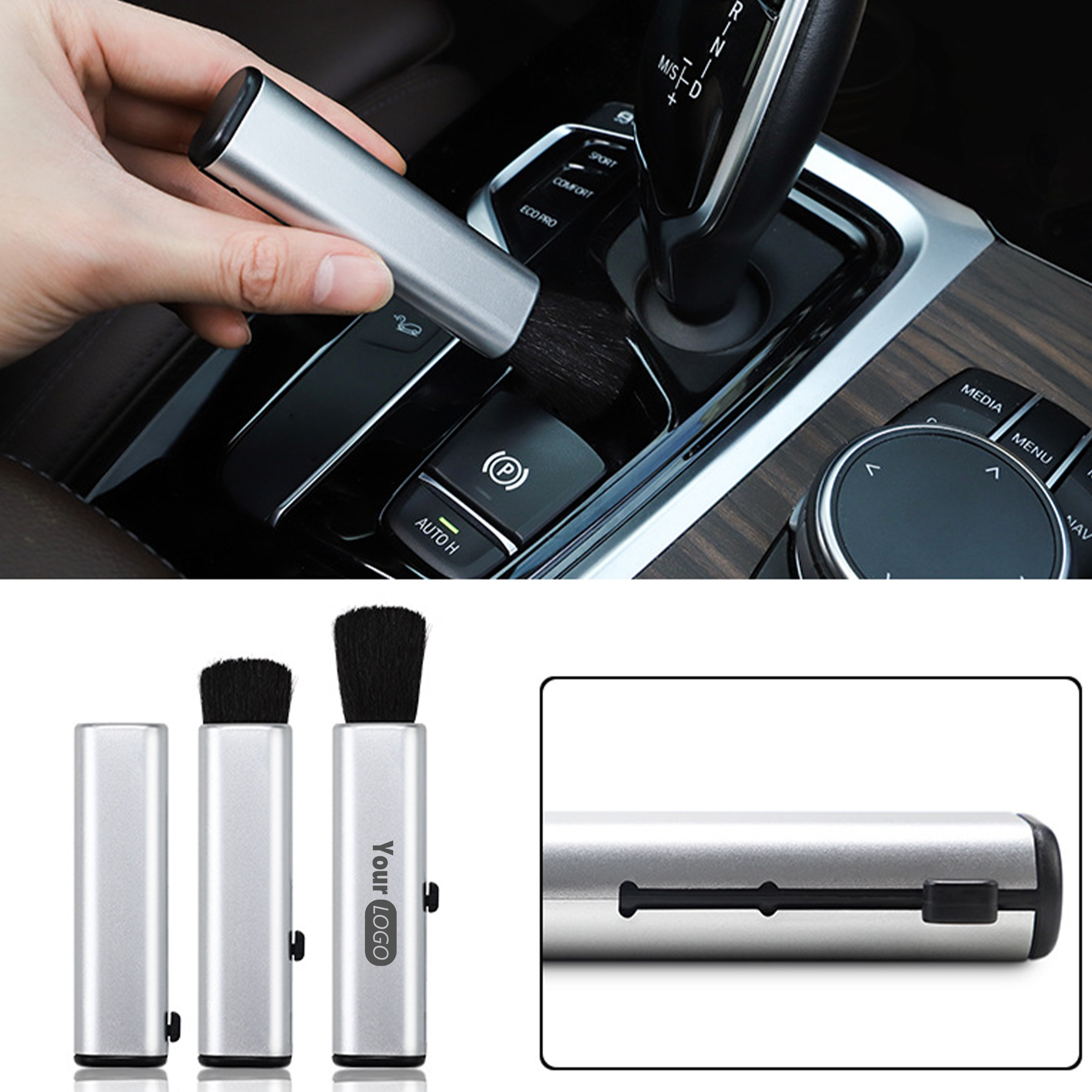 Abs Compact Car Vent Cleaning Brush ?C Lightweight And Effective 2