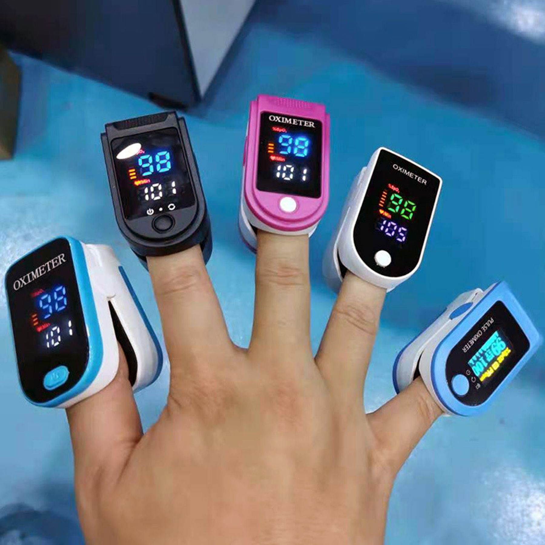 Mini Portable Cute Lovely Fingertip Pulse Oximeter 1