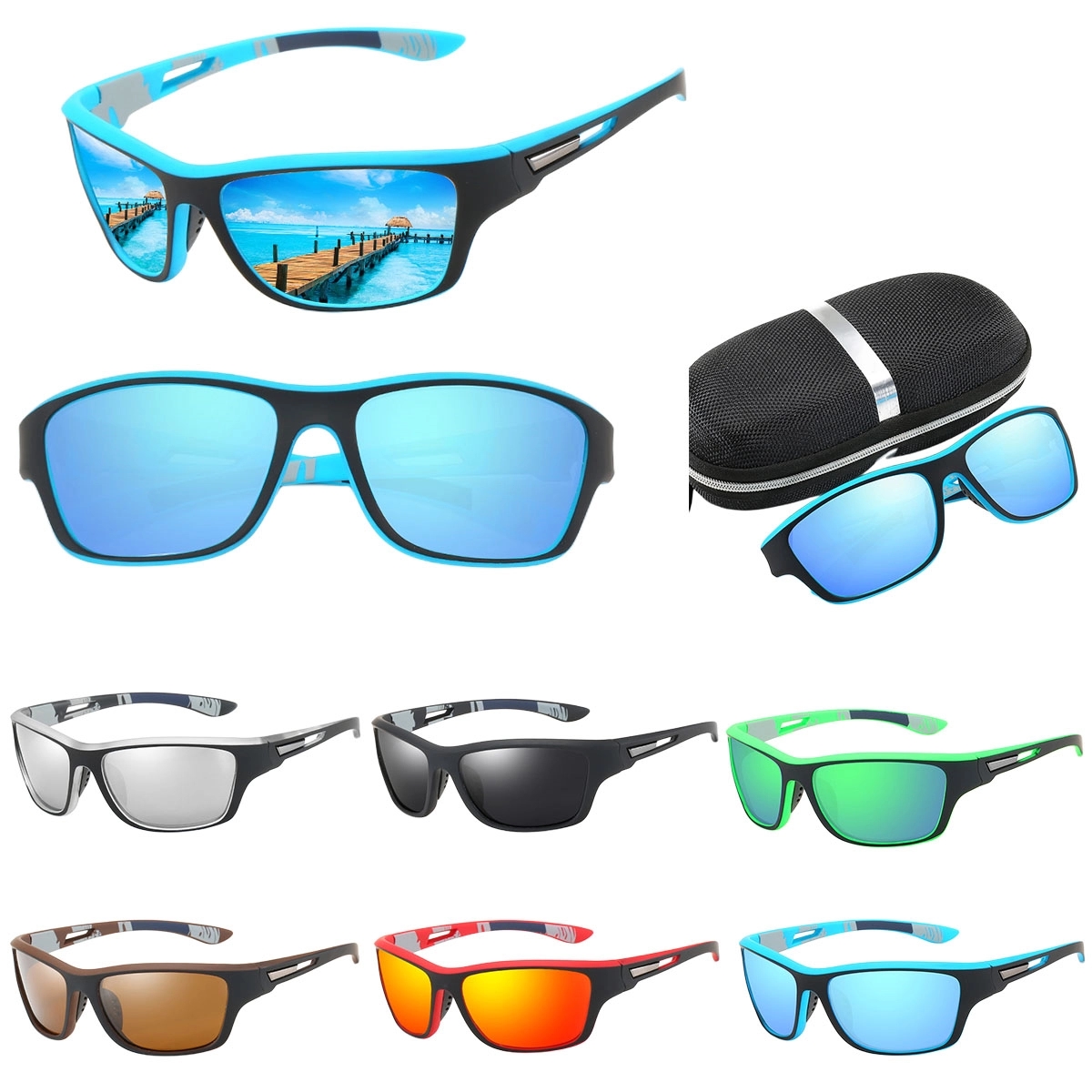 Polarized Colorful Cycling Glasses 2