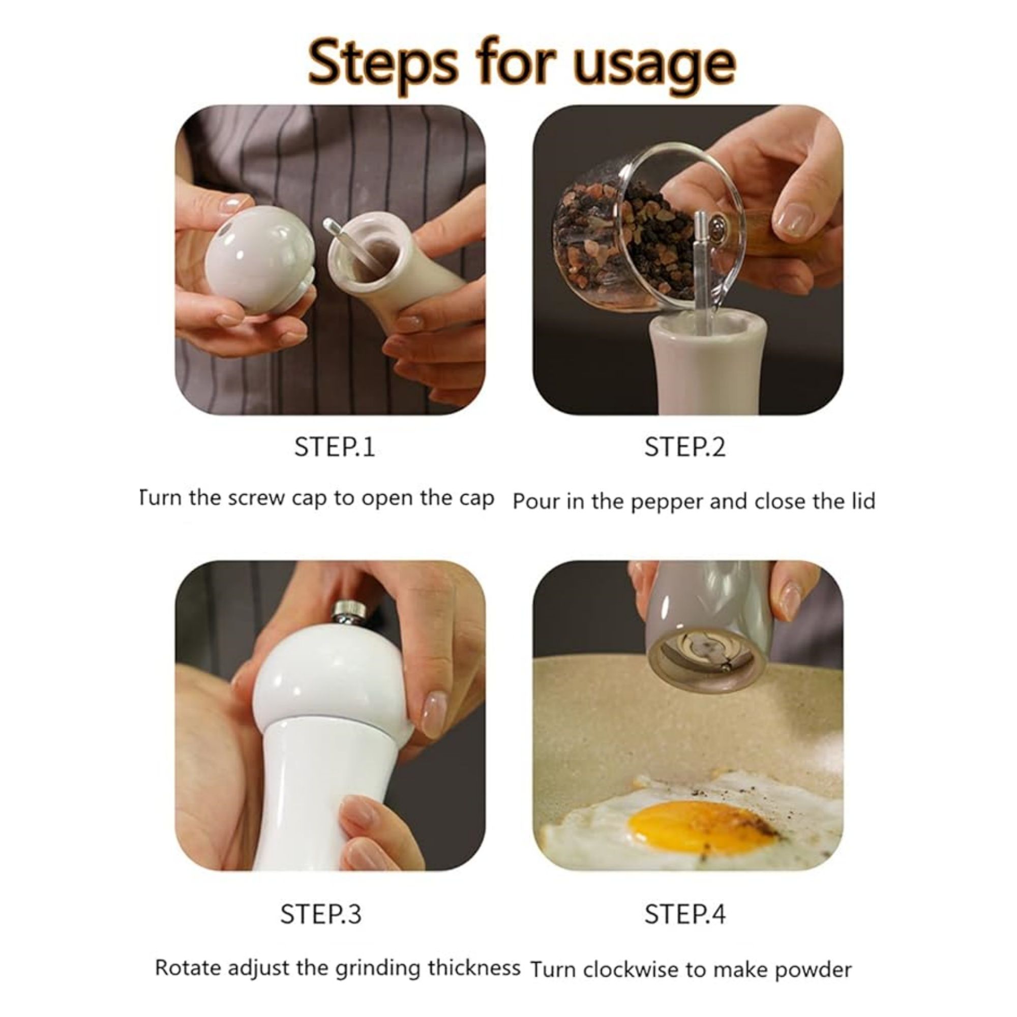 Ceramic Pepper Grinder 2