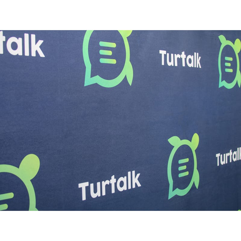 8ft X 8ft Step & Repeat Fabric Banner 2