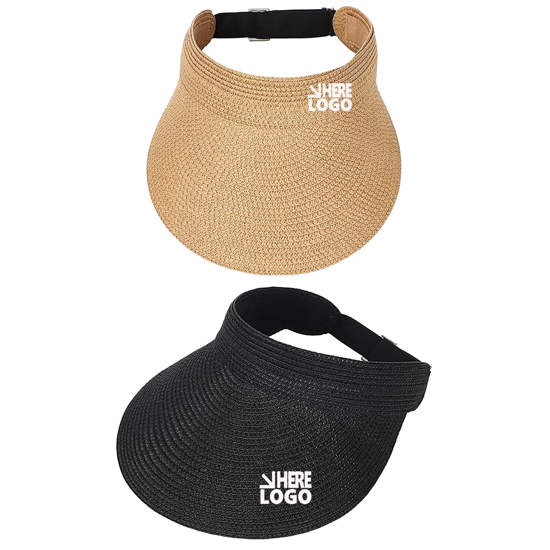 Womens Beach Straw Sun Visor
