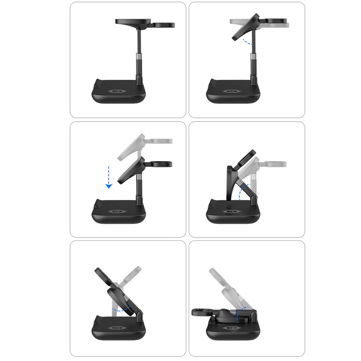 3 in 1 Fast Qi Wireless Charging Station 7