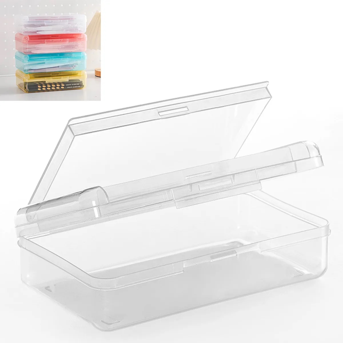 Plastic Pencil Box 2 Compartments 2