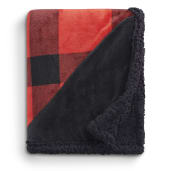 Field & Co.® Buffalo Plaid Sherpa Blanket 3