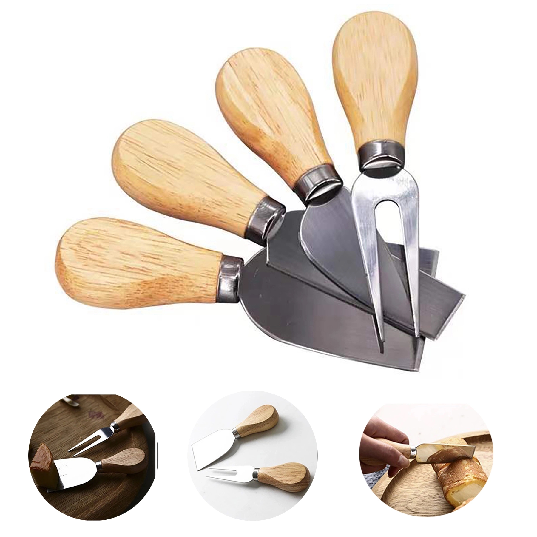 Stainless Steel Cheese Knife Set 3