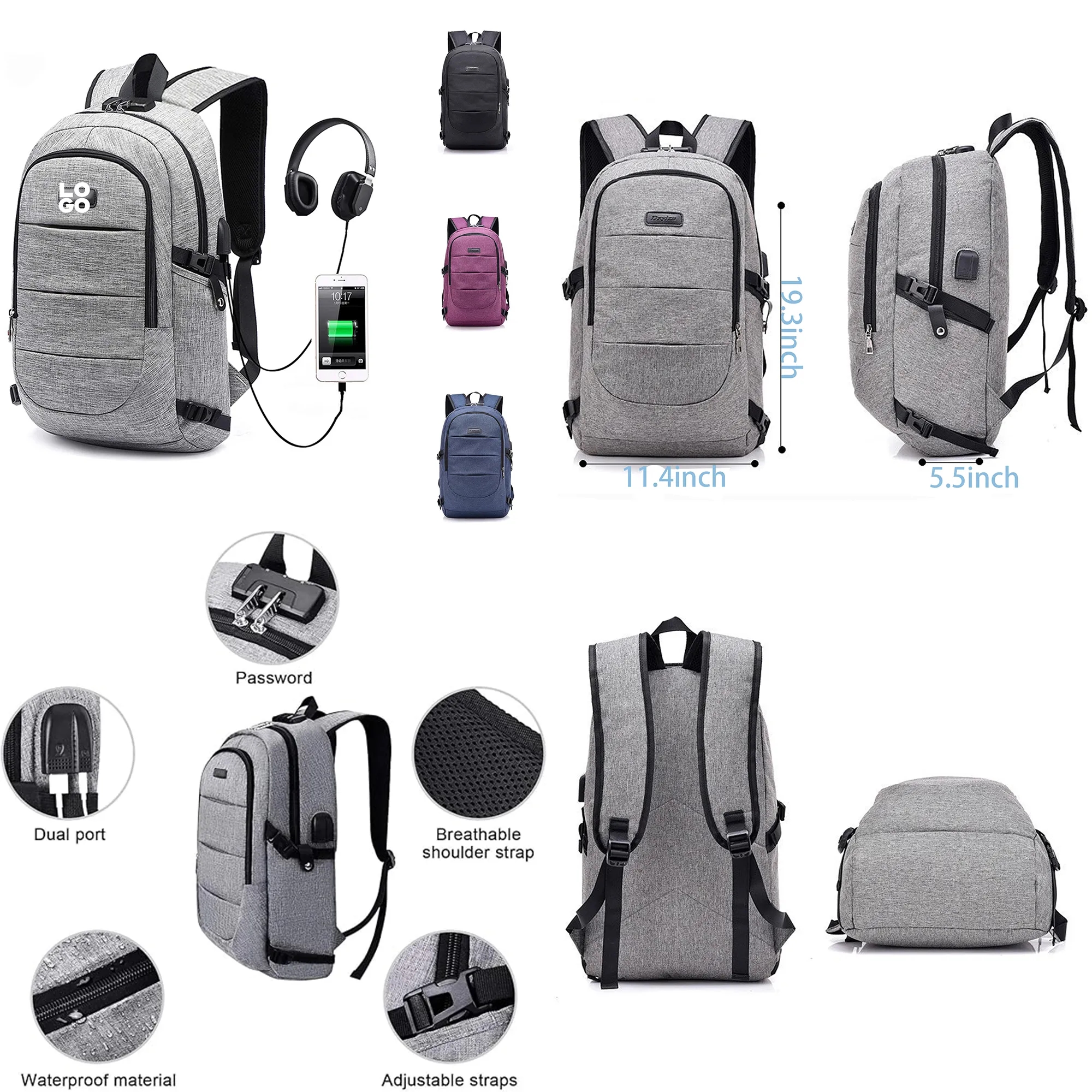 Travel Laptop Backpack 1