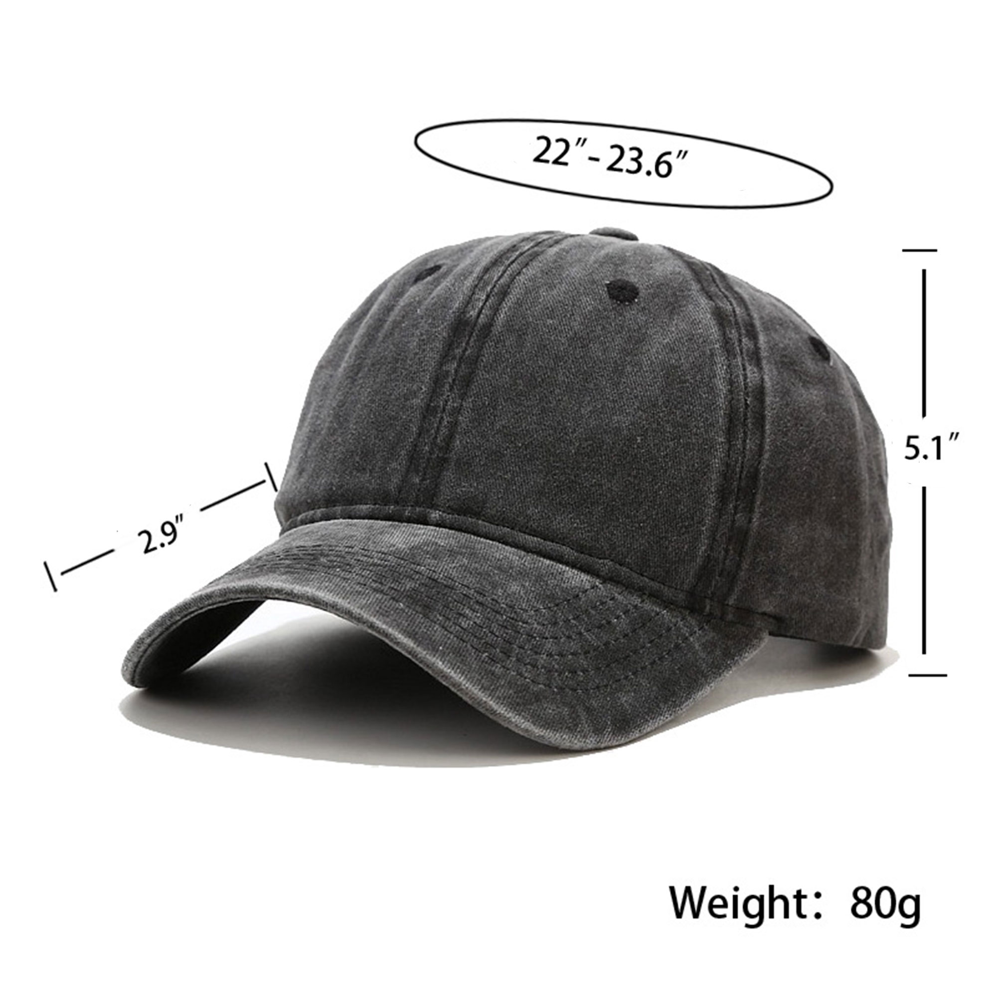 Adjustable Washed Cotton Cap 2