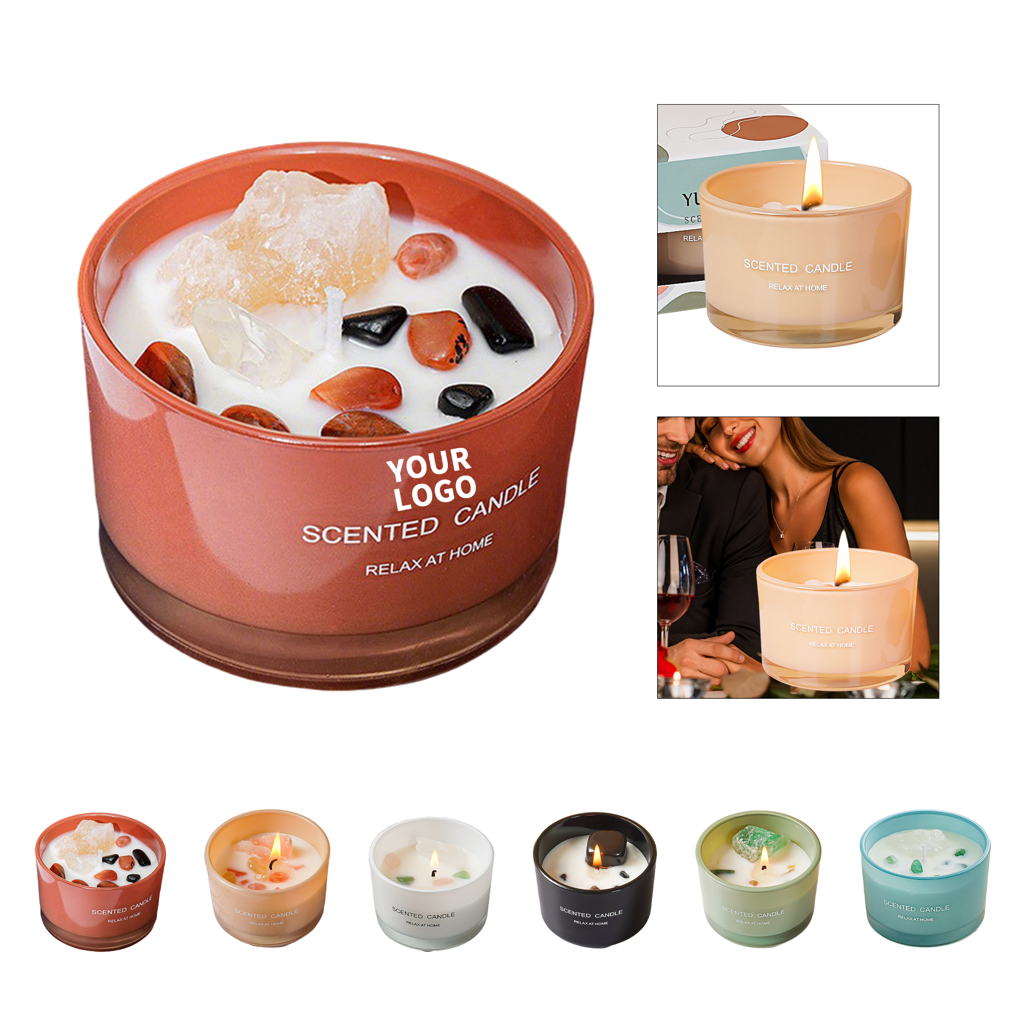 8 Ounce Scented Candle In Gift Box 1