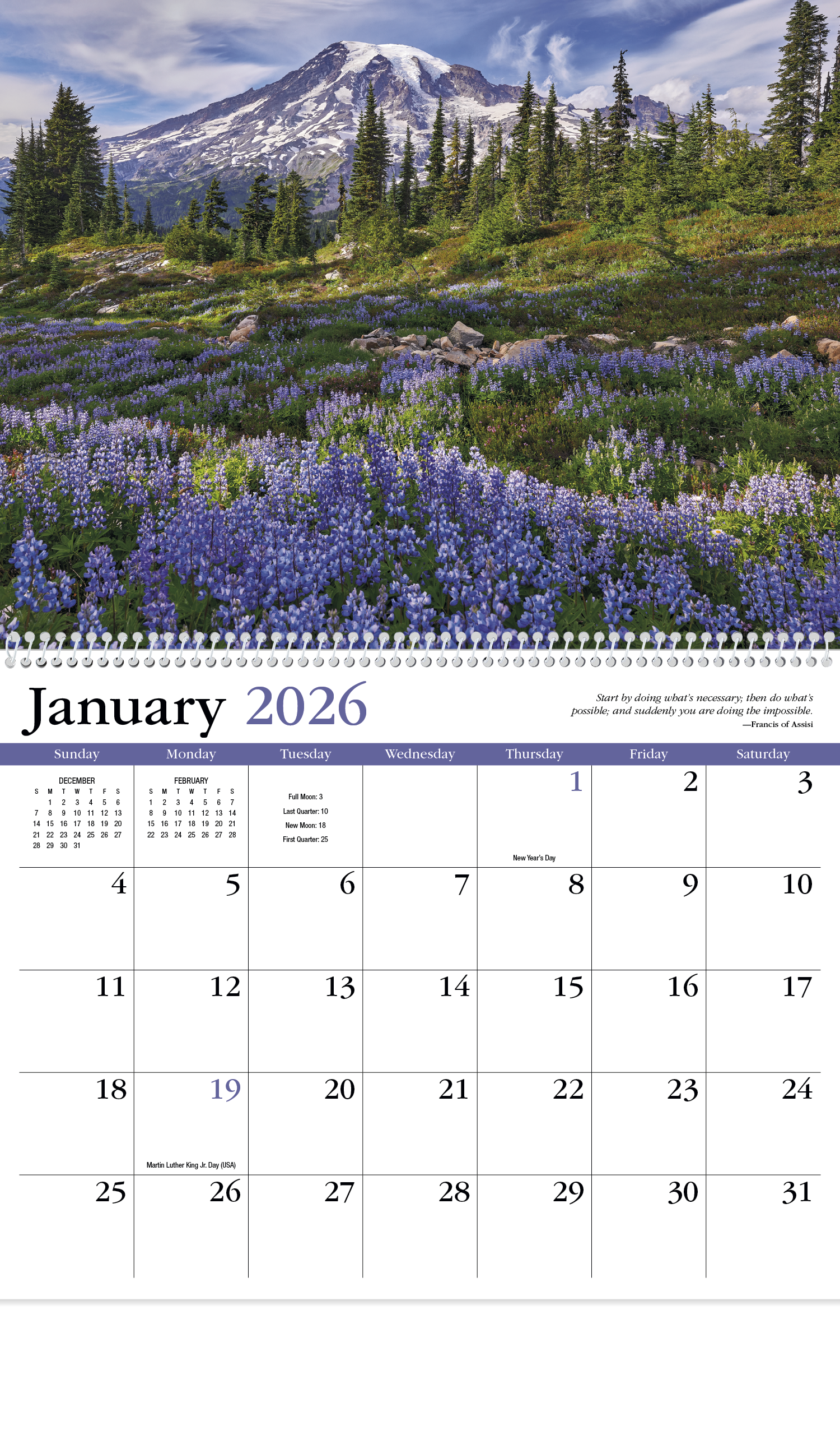 HotLine® Products Contemplations Appointment Calendar - Spiral 22