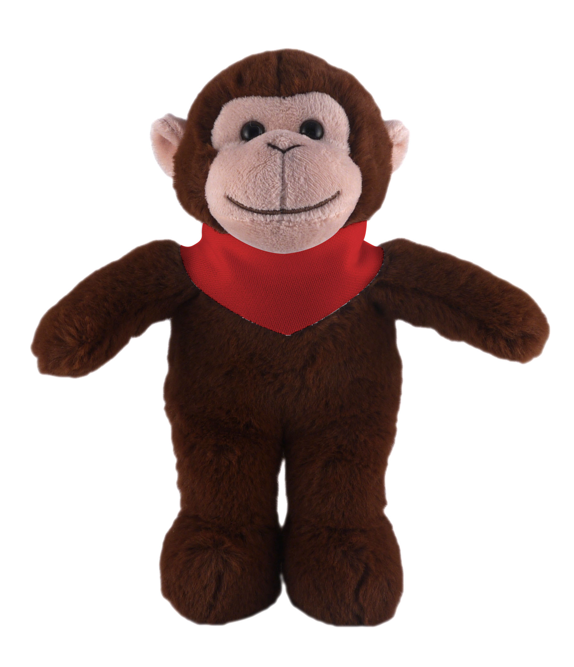 Soft Plush Stuffed Monkey with Bandana 2