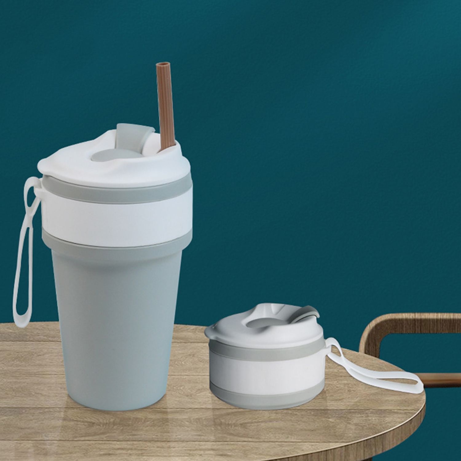 15oz Leak-Proof Foldable Cup 4