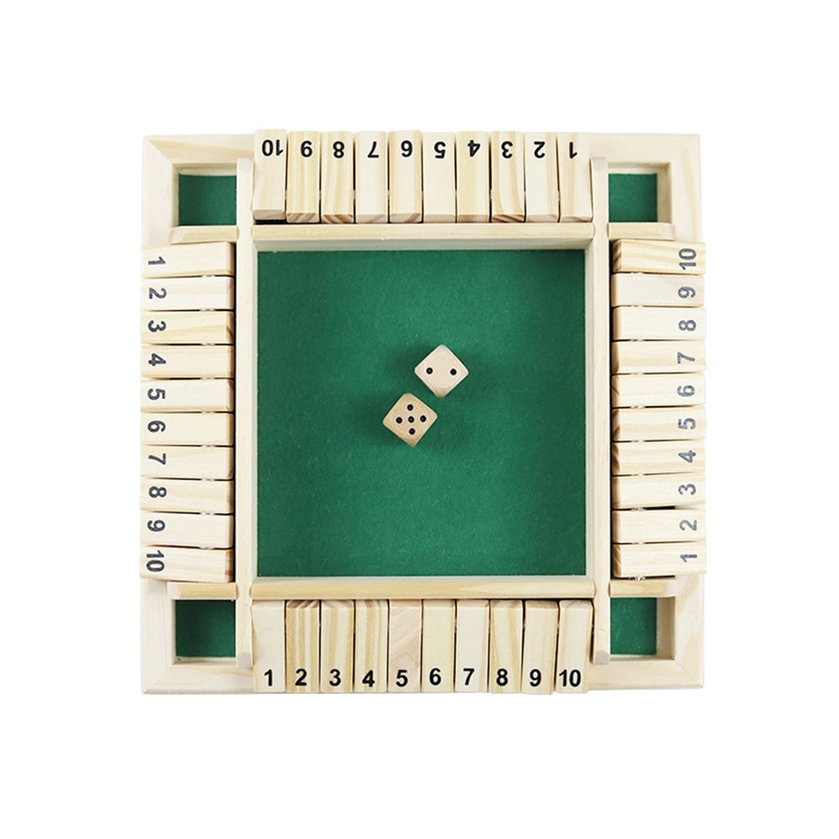 Shut The Box Wooden Board Game 5