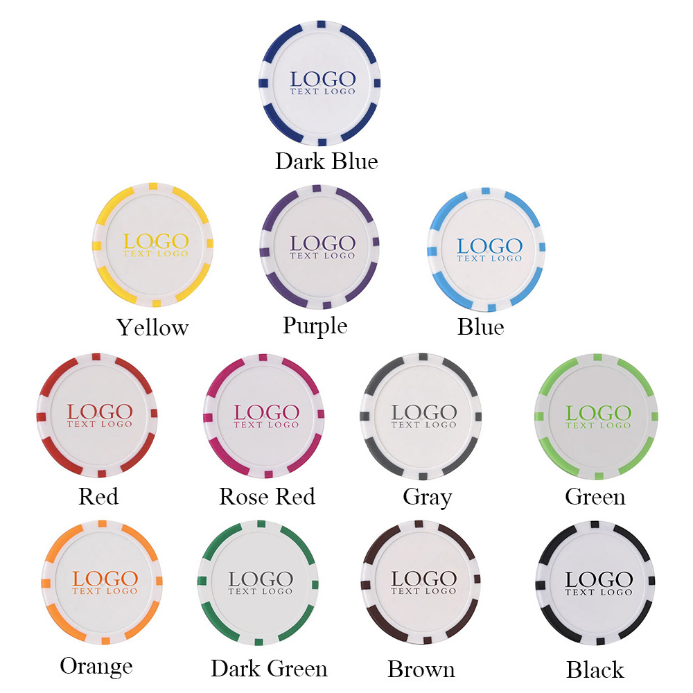 Plastics Poker Chips Ball Markers 11