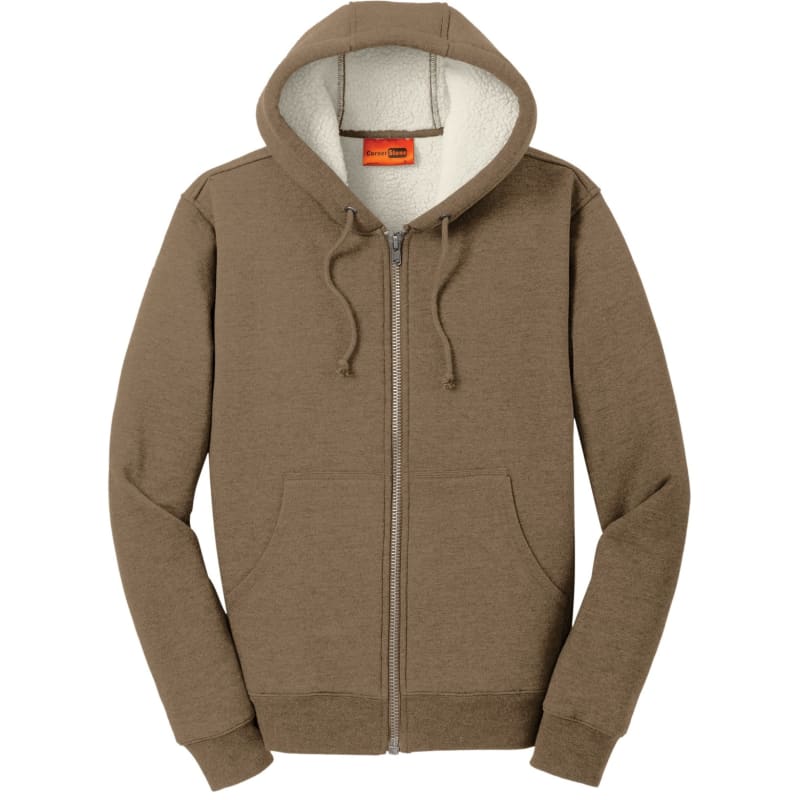 CornerStone Heavyweight Sherpa-Lined Hooded Fleece Jacket. 7