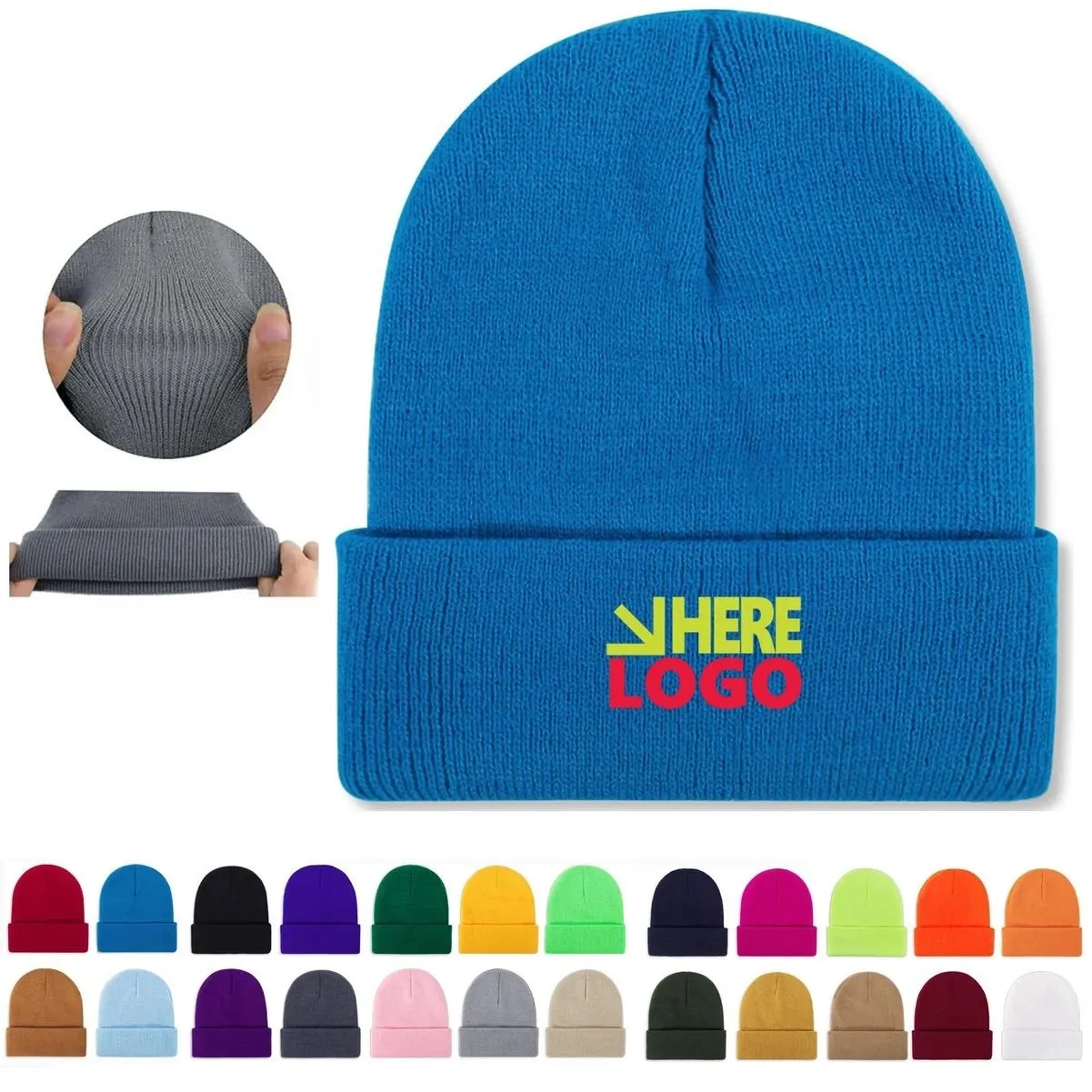 Knit Beanie Cap 3
