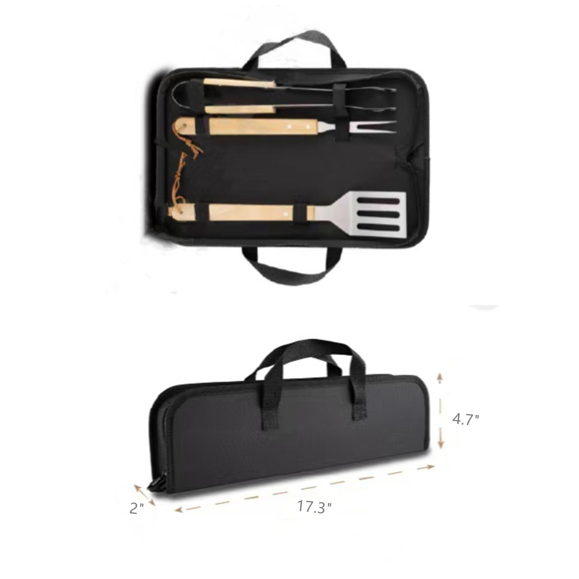 BBQ Grill Tools Set With Carry Case 2