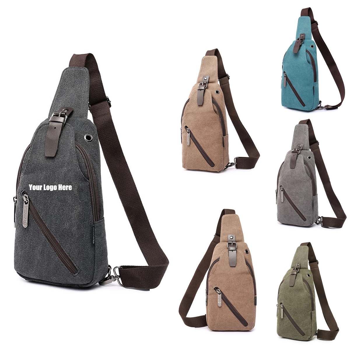 Canvas Vintage Sling Bag 7