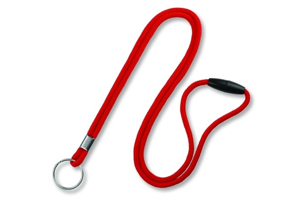 1/8" Round Braid Lanyard with Breakaway (J-Hook) 23
