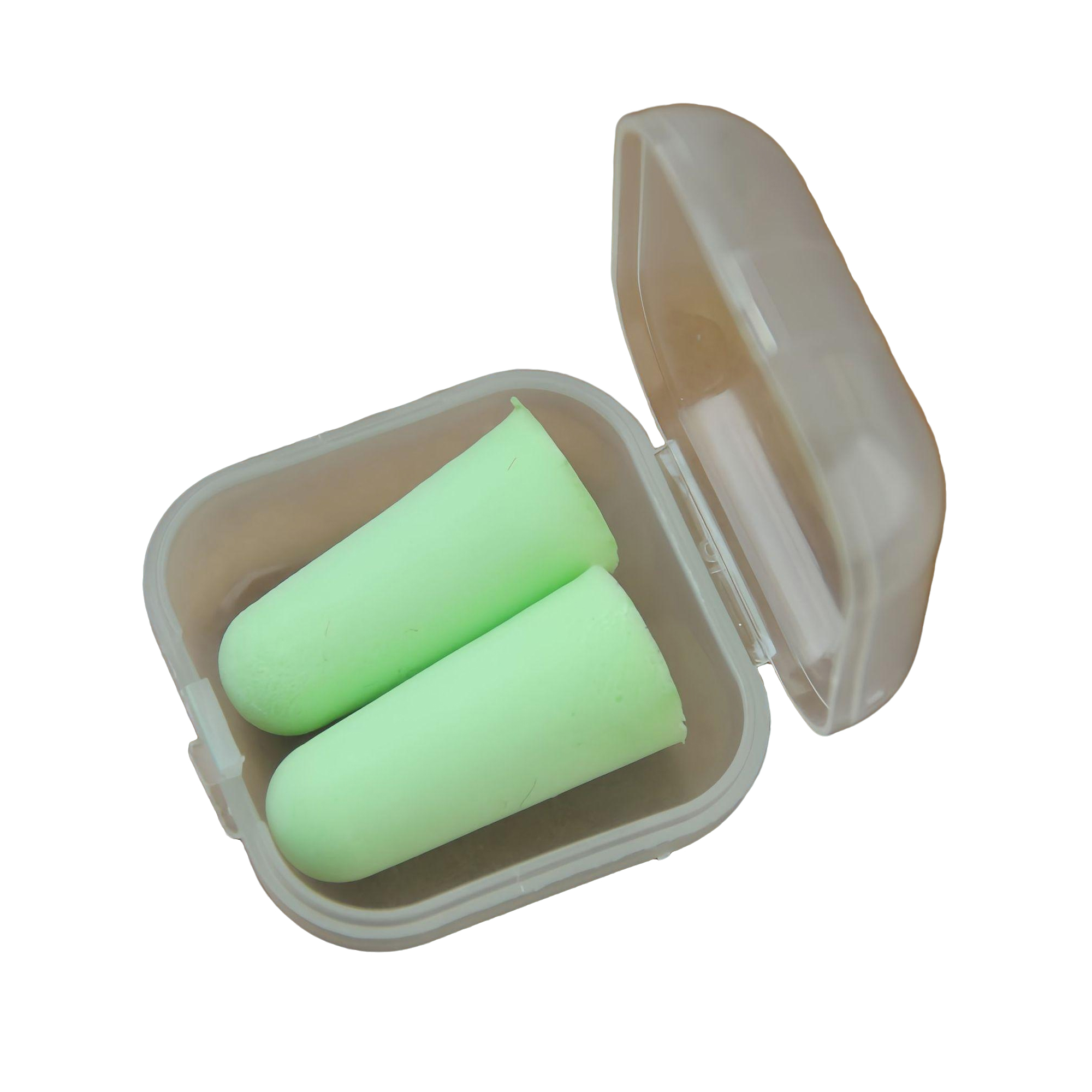 PU Foam Earplugs with Plastic Storage Case 12