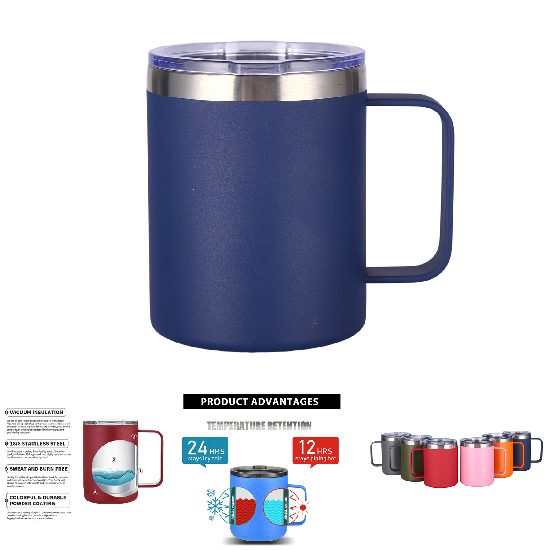 12oz Coffee Mug Cups 2