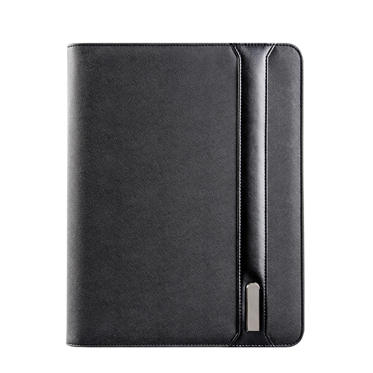 A4 Padfolio Leather Folder Waterproof W/ 6000Mah Power Bank 8