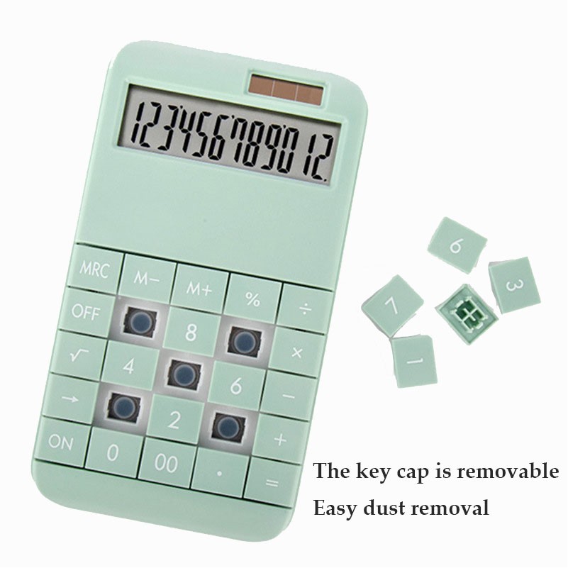 12 Number Display Automatic Shutdown Desktop Calculator 3