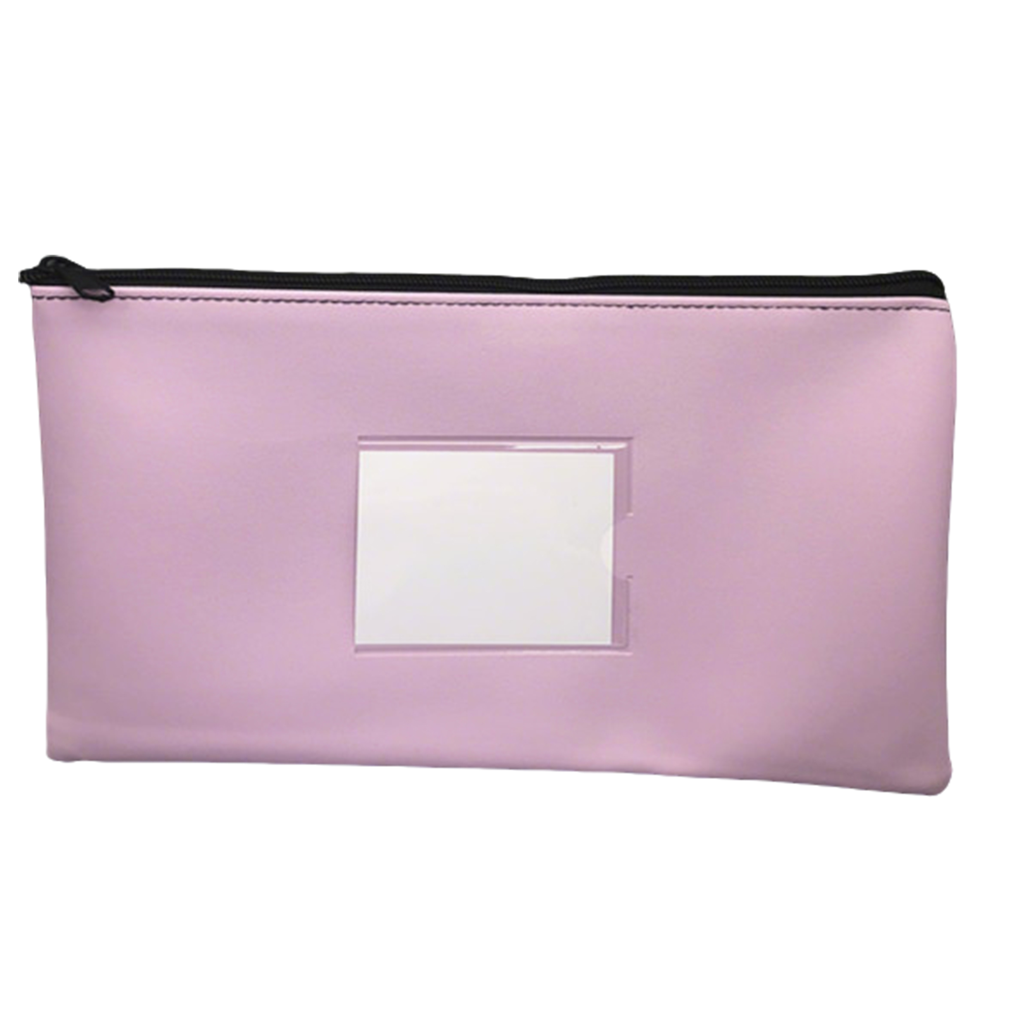 Polyurethane Zipper Deposit Pouch With Soft Liner 10.6" x 6" 6