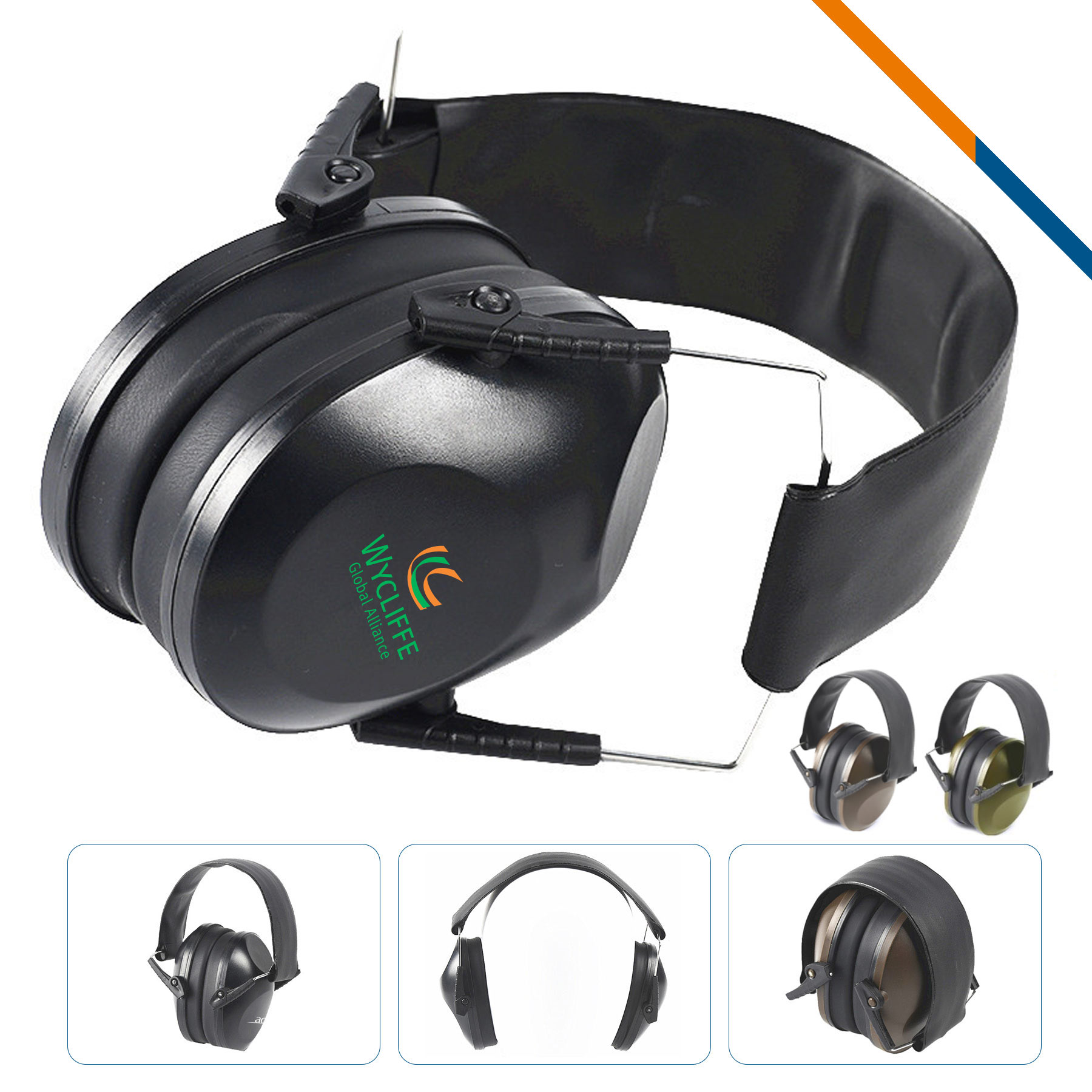 Athill Foldable Noise Reduction Hearing Protection Earmuffs 1
