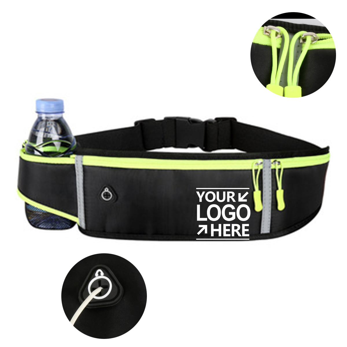 Polyester Water Resistant Running Waist Pack 2