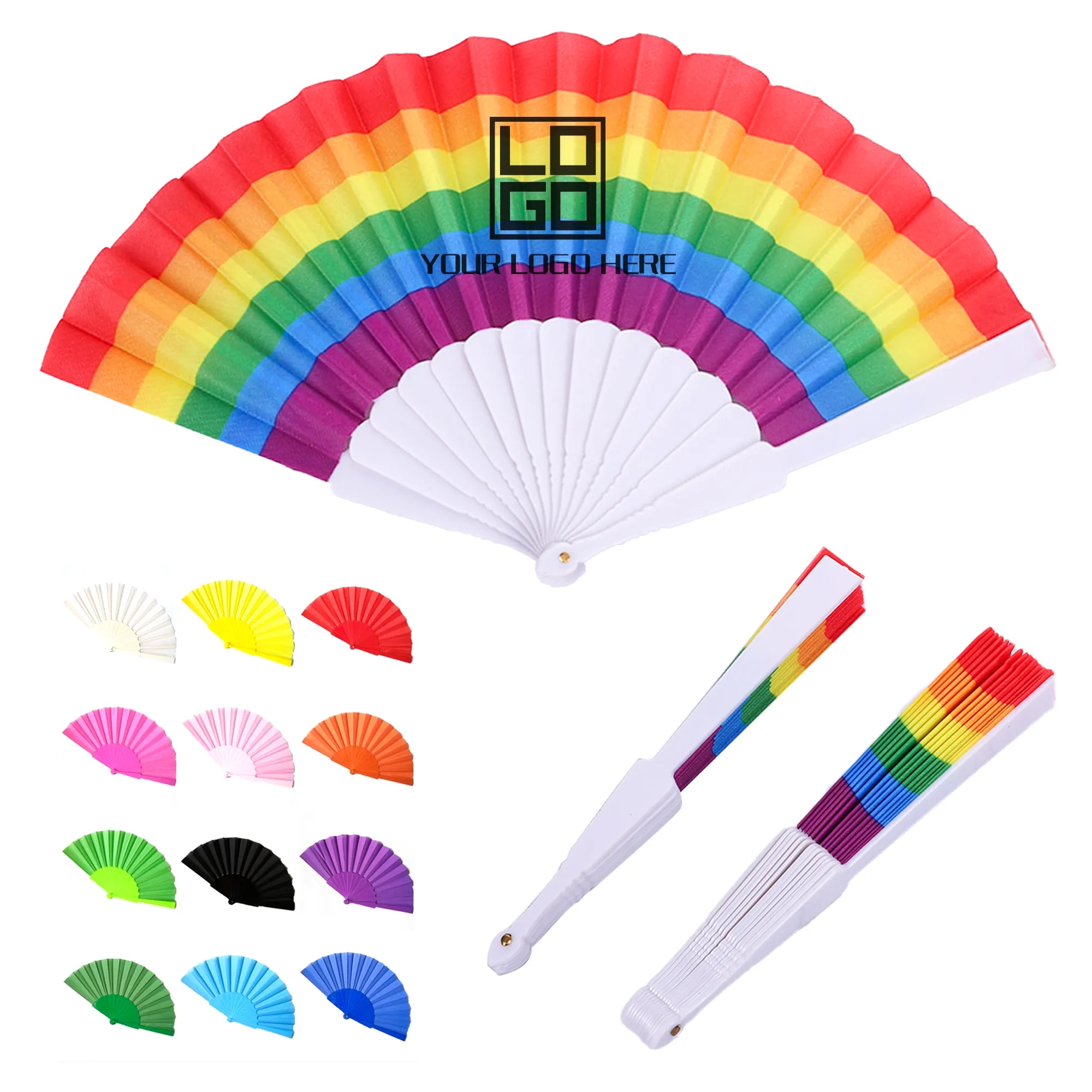 Plastic Foldable Hand Held Fan 2