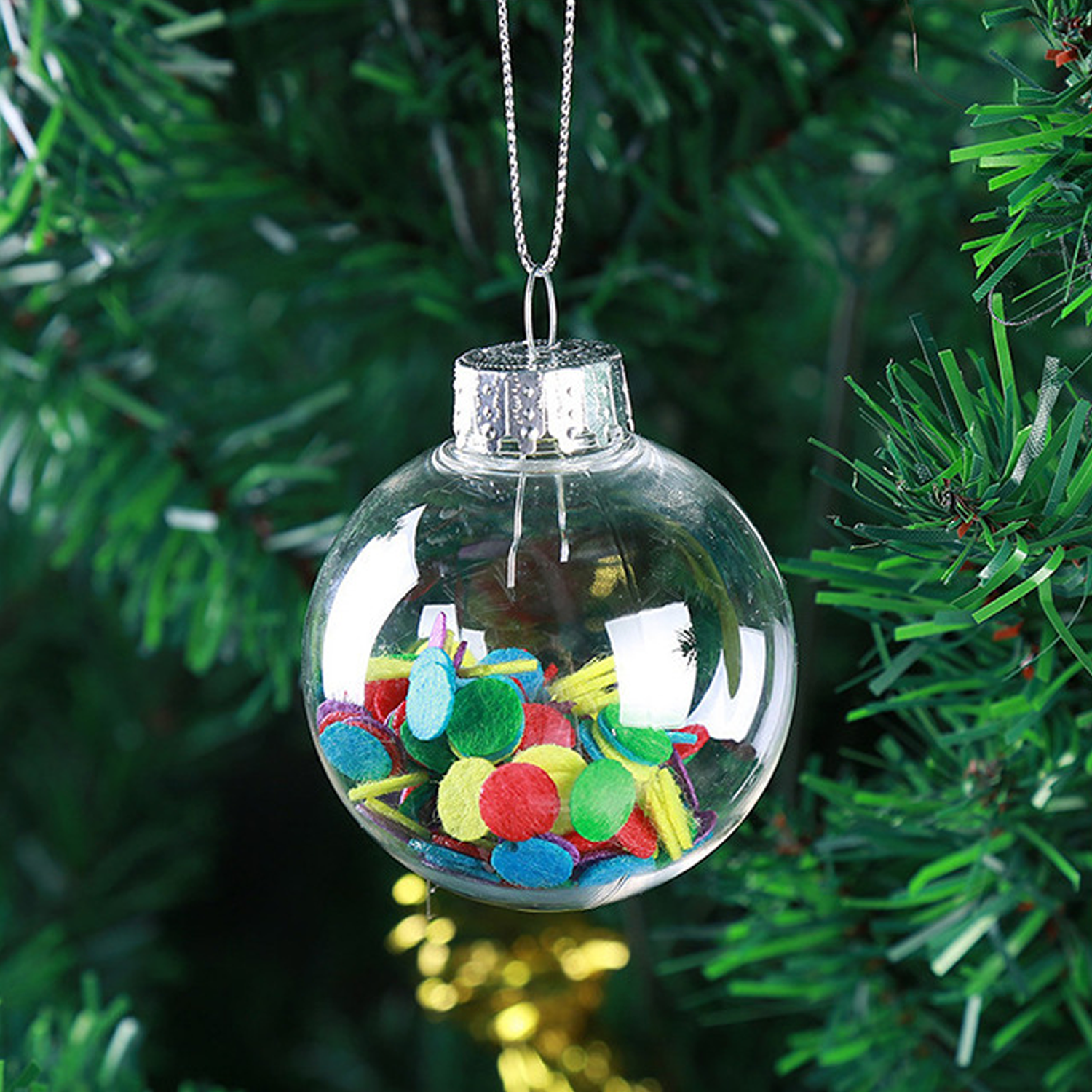 Clear Plastic Christmas Ball 6