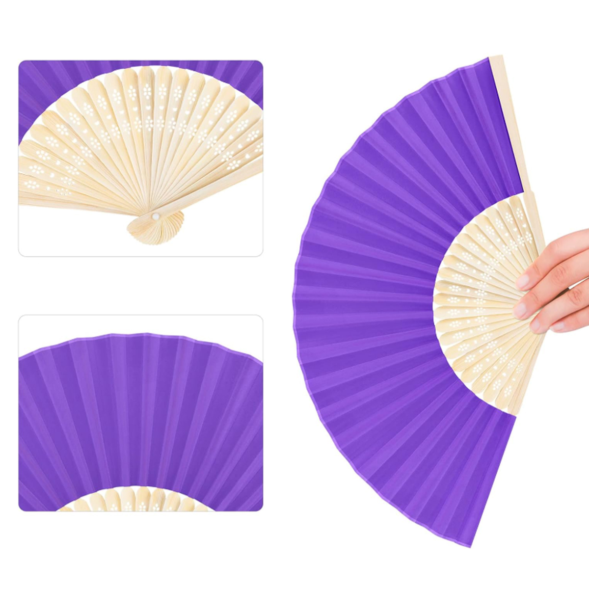 Bamboo Frame Paper Hand Fan 7