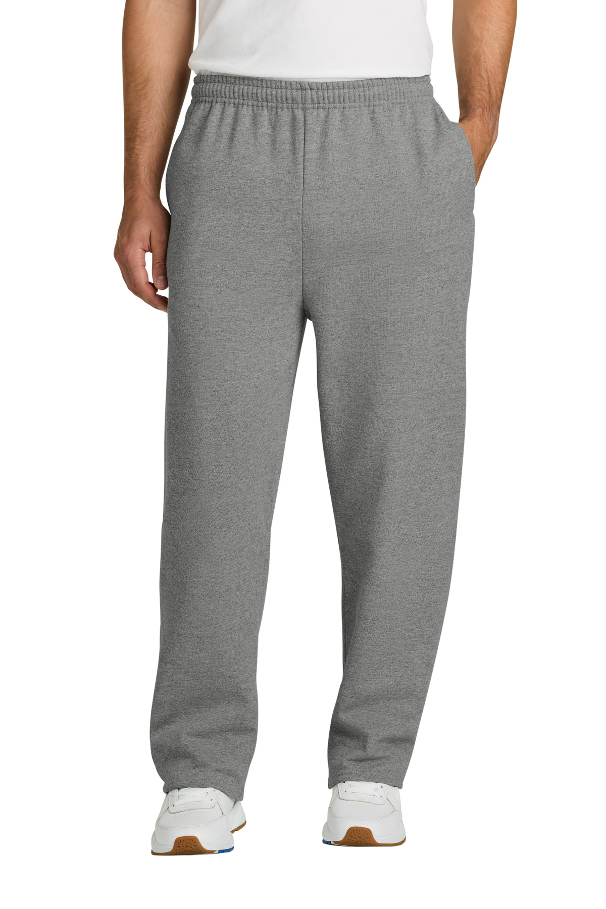 Jerzees NuBlend Open Bottom Pant with Pockets. 974MP 1
