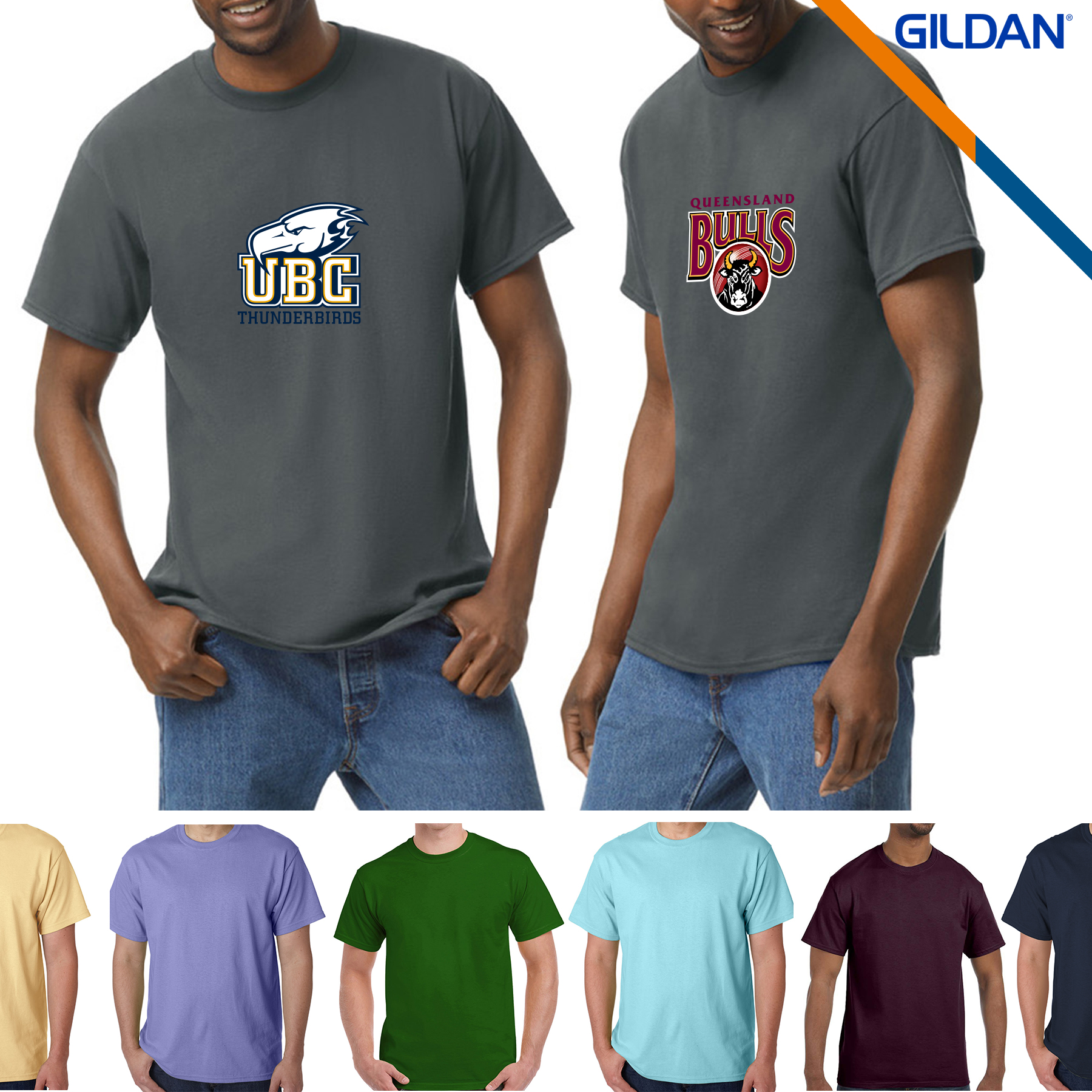 Gildan® 5.3 oz 100% Cotton Preshrunk T-shirts 10