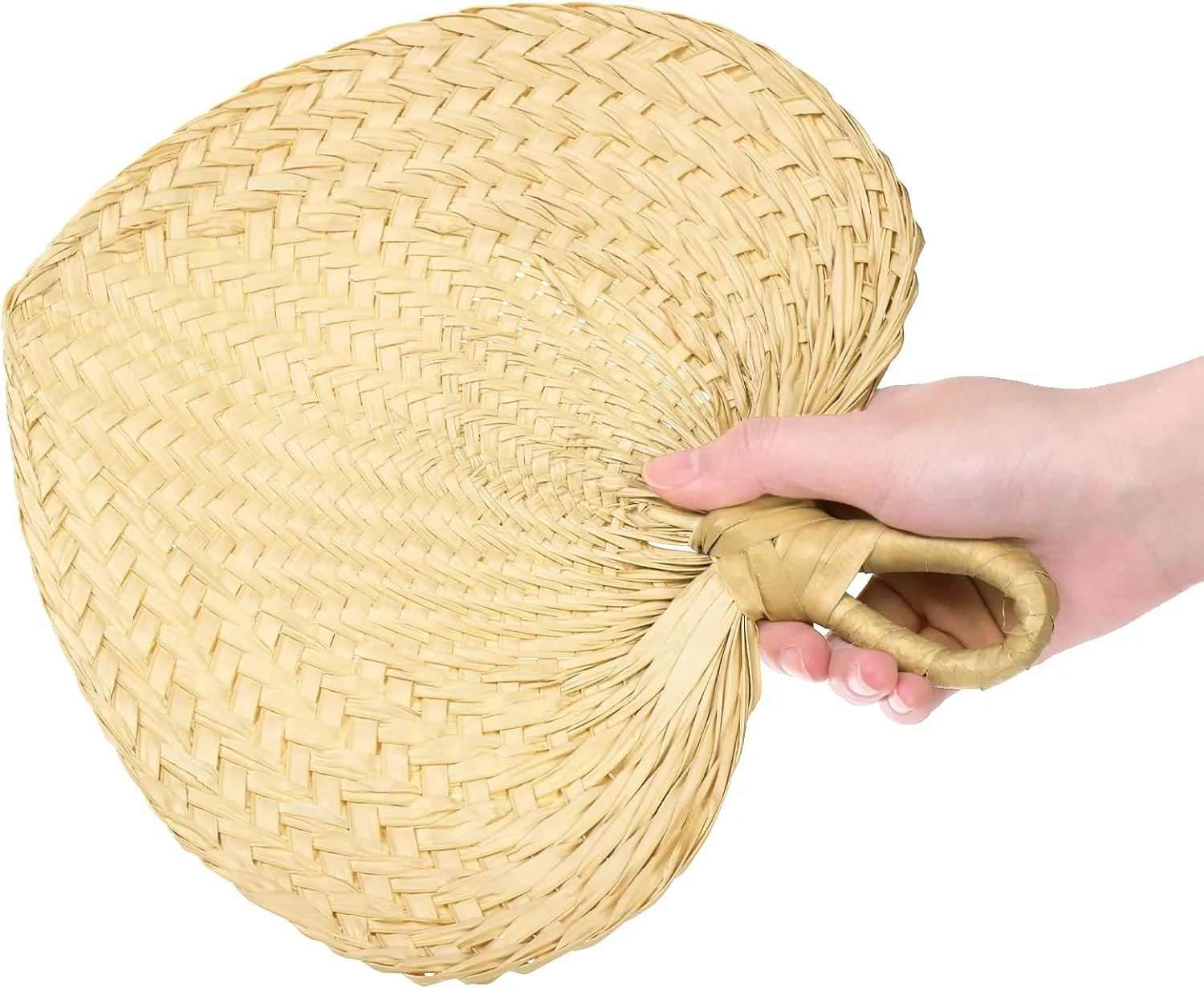 Hand Made Rattan Fan 5