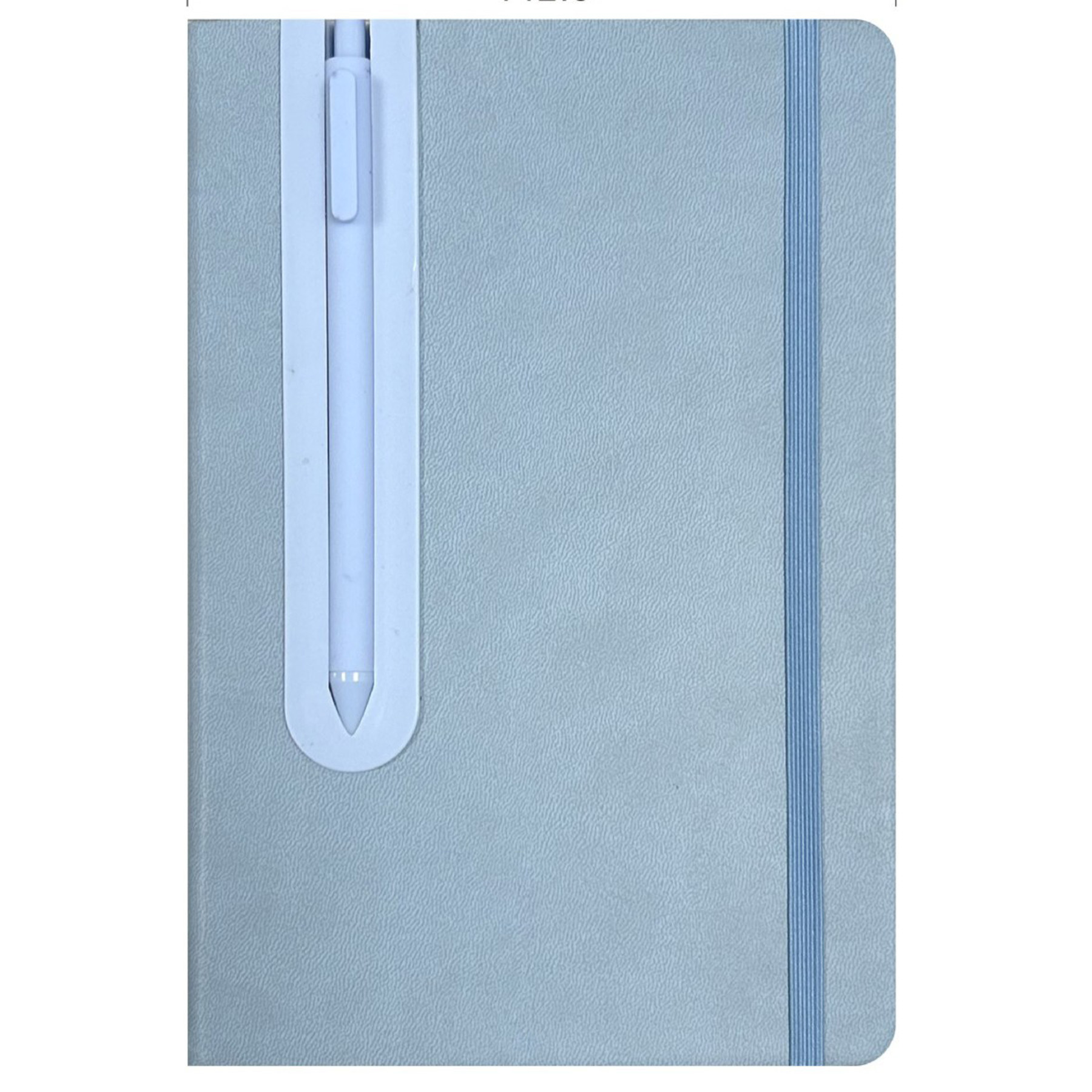 A5 Ruled Leather Diary With Built In Ballpoint Pen 6