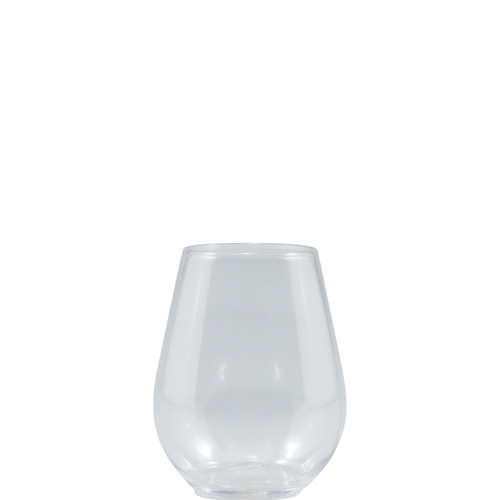 4 oz Plastic Stemless Glass Clear Digital Print 3