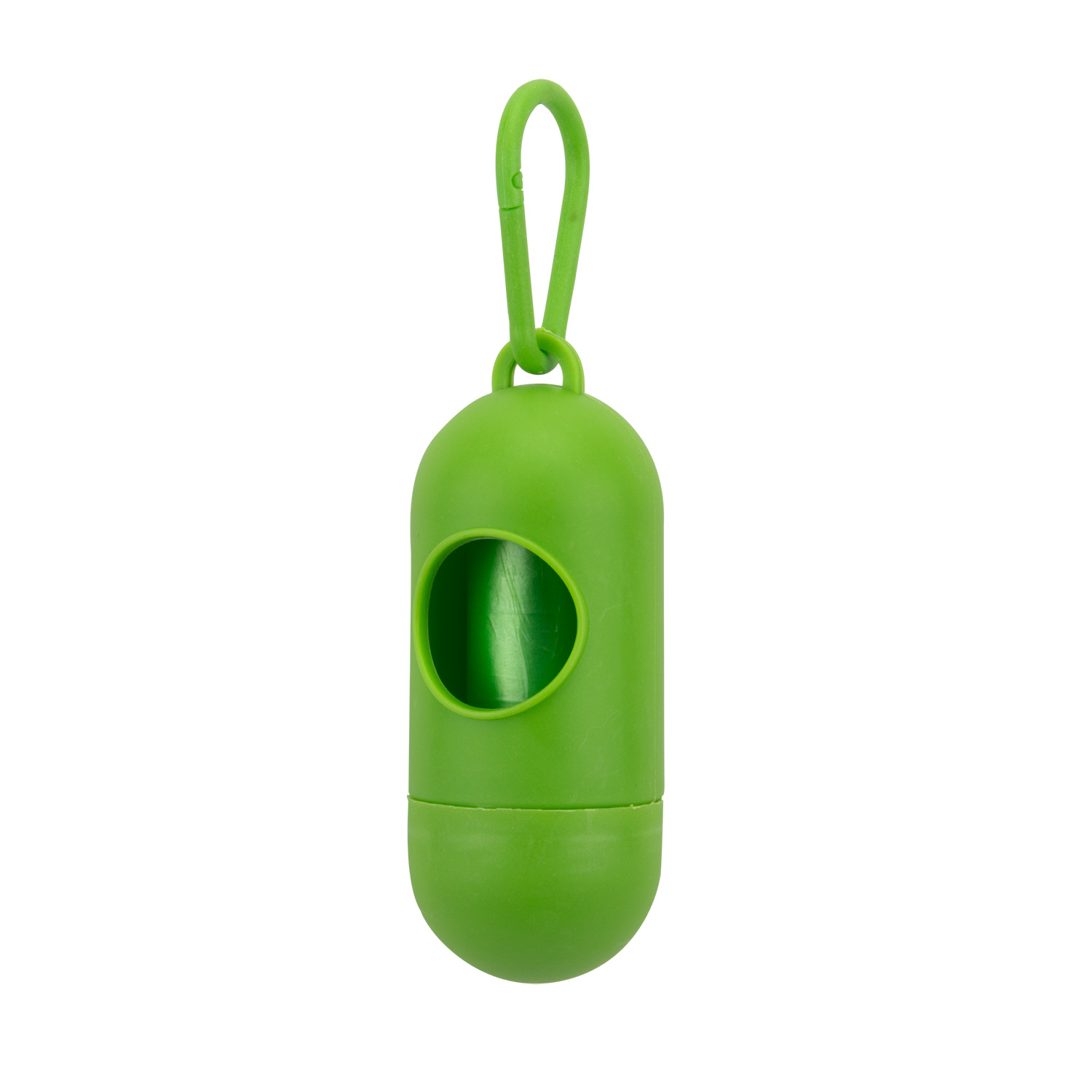 Bandoggies Pill Shaped Poop Bag Holder with Starter Bags w/ 1-color Print 5