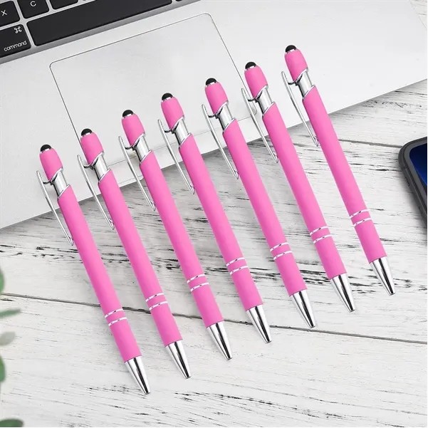 Pink Pen With Soft Rubberized Grip 8
