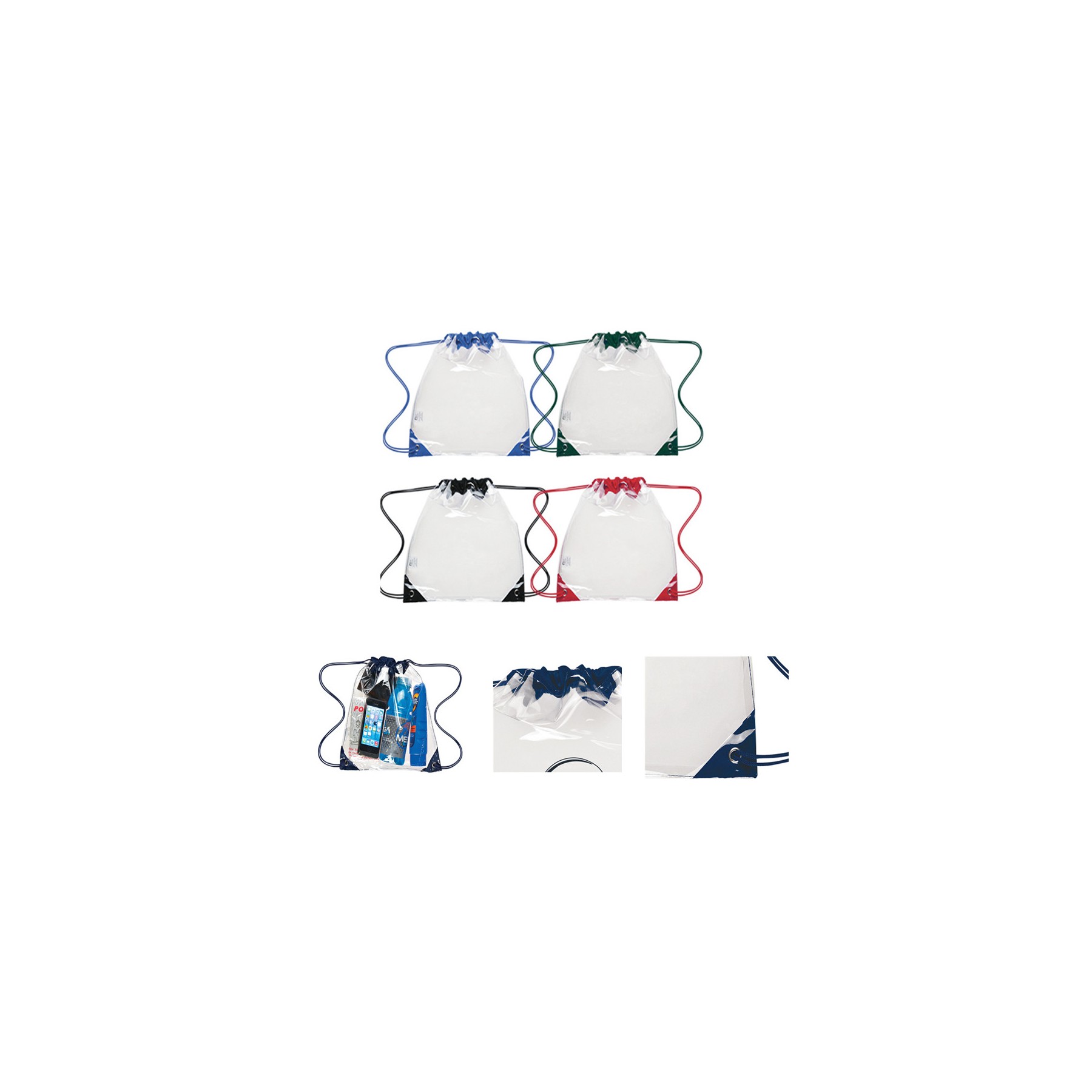 Clear Drawstring Backpack 2